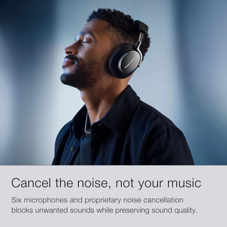 Bowers & Wilkins Limited Edition Px8 Over-Ear Wireless Headphones, Advanced Active Noise Cancellation, Luxurious Materials, 30-Hour Battery Life, 15-Min Quick Charging, Dark Forest - Image 3
