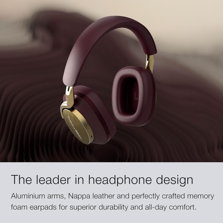 Bowers & Wilkins Limited Edition Px8 Over-Ear Wireless Headphones, Advanced Active Noise Cancellation, Luxurious Materials, 30-Hour Battery Life, 15-Min Quick Charging, Dark Forest - Image 4